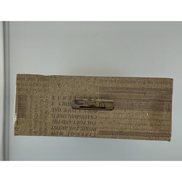 NWT Gift Present Christmas Stag Cabin Winter The Kraftsman Co Brass Bottle Open - Picture 7 of 10